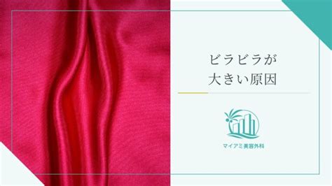 ビラビラ(小陰唇)が大きい原因は？平均や小さくする。